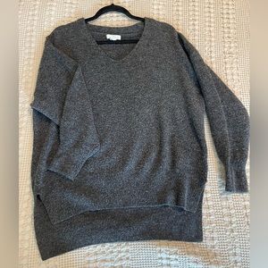 H&M knit Sweater with wool Dark Gray Size S